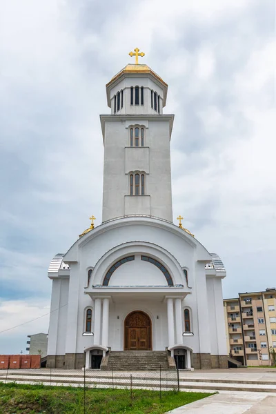 Loznica Serbia July 2019 Church Holy Ascension Our Lord Crkva — Stock Photo, Image