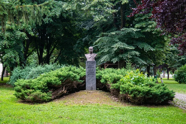 Loznica Serbie Juillet 2019 Monument Général Pavle Jurisic Sturm Loznica — Photo