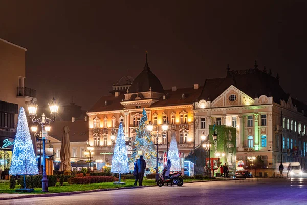 Novi Sad Serbien November 2019 Novosadski Winter Fest Freedom Square — Stockfoto