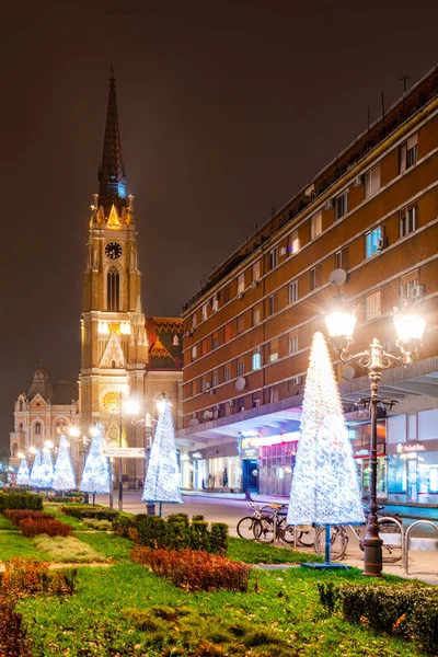 Novi Sad Serbia November 2019 Novosadski Winterfest Freiheitsquadrat Trg Slobode — Stockfoto