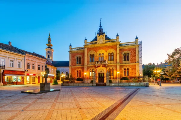 Novi Sad Serbien Augusti 2019 Novi Sad Centrum Square Framför — Stockfoto