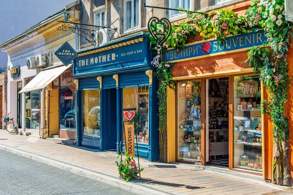 Novi Sad Serbien Augusti 2019 Gamla Gatan Novi Sad Serbiens — Stockfoto