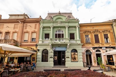 Novi Sad, Sırbistan 16 Ağustos 2019: Novi Sad Müzesi yabancı sanat koleksiyonu (Sırpça: Zbirka strane umetnosti Muzeja grada Novog Sada).