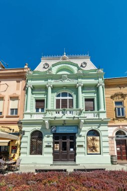 Novi Sad, Sırbistan 16 Ağustos 2019: Novi Sad Müzesi yabancı sanat koleksiyonu (Sırpça: Zbirka strane umetnosti Muzeja grada Novog Sada).