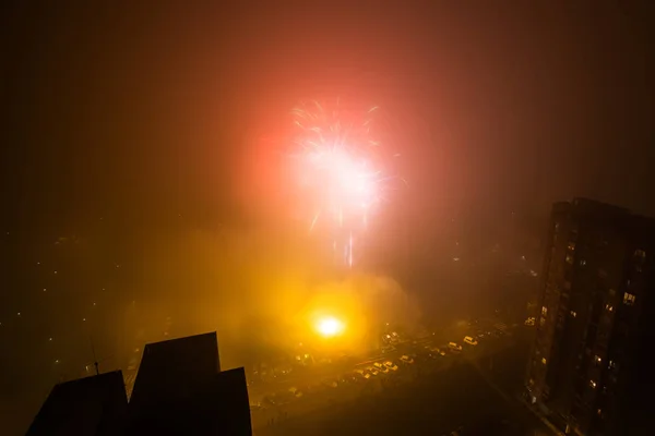 Nova Belgrado Sérvia Janeiro 2020 Celebração Véspera Ano Novo Ortodoxa — Fotografia de Stock