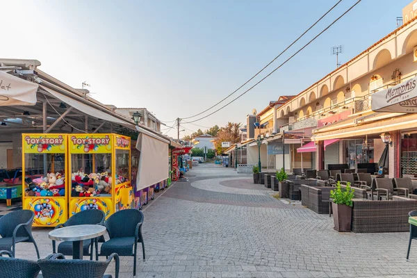 Kallithea Greece September 2019 Promenade Shops Restaurants Kallithea Greece — стокове фото