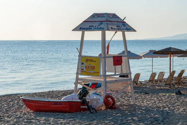 Kallithea Grecia Settembre 2019 Spiaggia Kalithea Greco Spiaggia Più Bella — Foto Stock