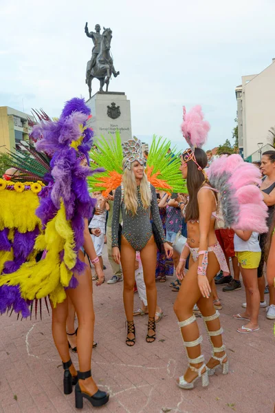 Novi Sad Serbia Agosto 2019 Carnevale Samba Novi Sad Serbia — Foto Stock