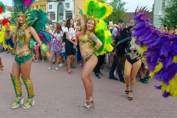 Novi Sad Serbia Agosto 2019 Carnevale Samba Novi Sad Serbia — Foto Stock