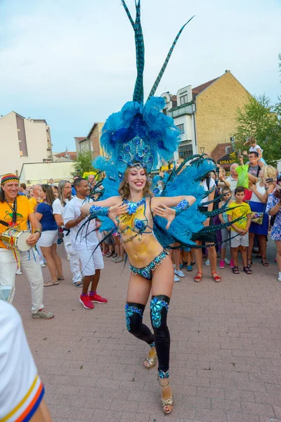 Novi Sad Serbia Agosto 2019 Carnevale Samba Novi Sad Serbia — Foto Stock