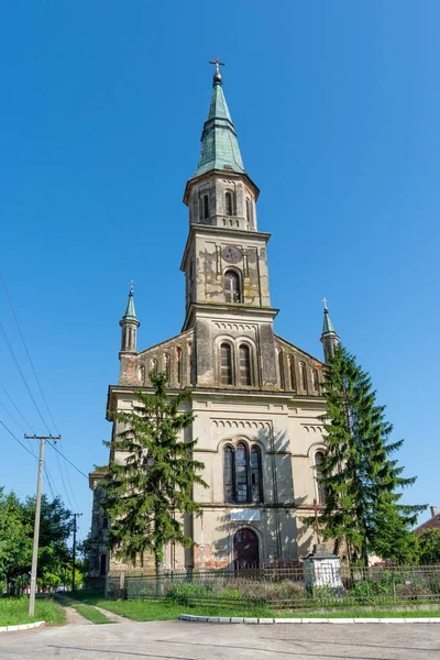 Ecka Serbia Czerwca 2019 Kościół Katolicki Jana Chrzciciela Ece Serbia — Zdjęcie stockowe