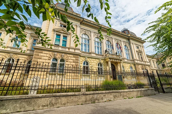 Novi Sad Serbia Septiembre 2019 Edificio Del Museo Vojvodina Centro —  Fotos de Stock