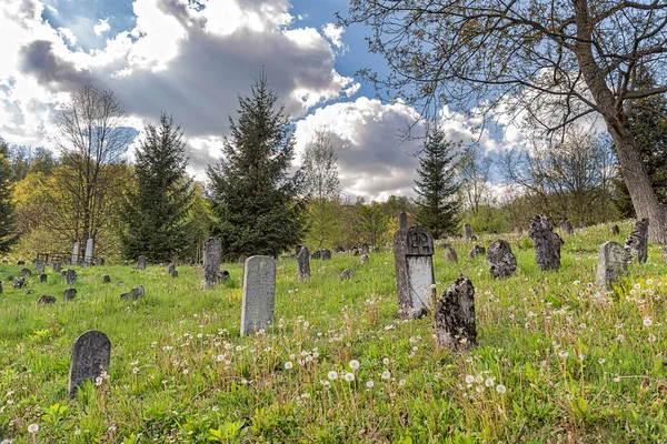 Cementerio Muy Antiguo Serbia — Foto de Stock