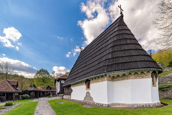 Krupanj Serbien April 2019 Dobri Potok Ist Ein Kirchenpark Der — Stockfoto