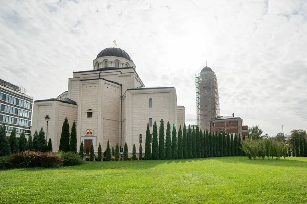 New Belgrade Serbia Oktober 2019 Gereja Ortodoks Holy Dimitrie Serbia — Stok Foto