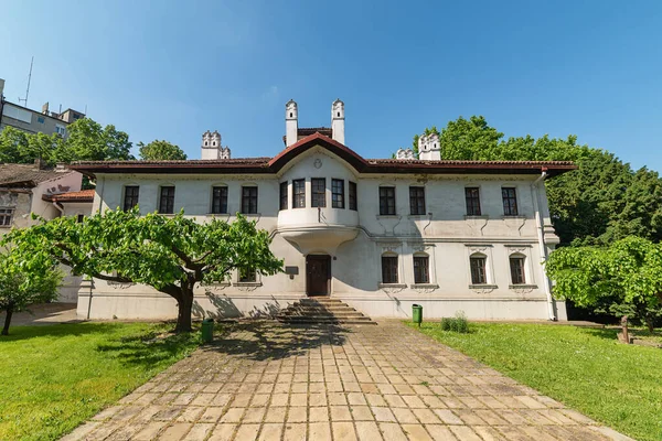 Belgrad, Sırbistan - 16 Mayıs 2020: Prenses Ljubica 'nın Evi (Sırpça: Konak knjeginje Ljubice) Sırbistan' ın başkenti Belgrad 'da bulunan bir saray. Bu saray 1829 'a kadar yaşamak için kullanıldı..