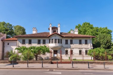 Belgrad, Sırbistan - 16 Mayıs 2020: Prenses Ljubica 'nın Evi (Sırpça: Konak knjeginje Ljubice) Sırbistan' ın başkenti Belgrad 'da bulunan bir saray. Bu saray 1829 'a kadar yaşamak için kullanıldı..