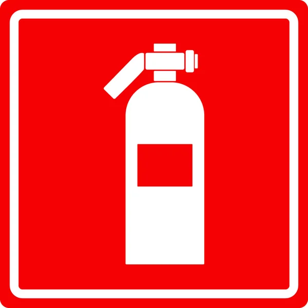 Sinal do extintor — Vetor de Stock