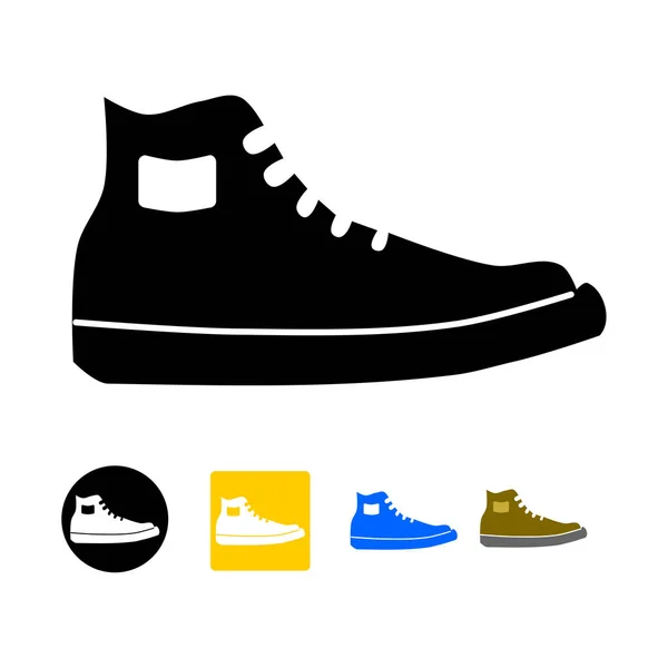 Icône vectorielle chaussure — Image vectorielle