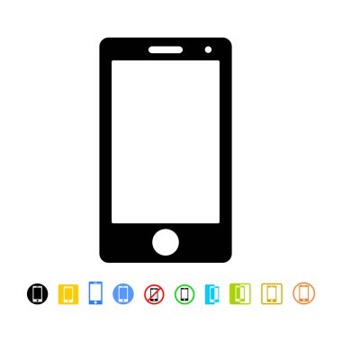 Düz stil simgesinde Smartphone
