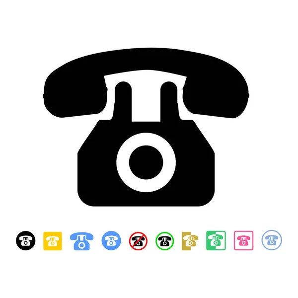 Telefon vektorové ikony — Stockový vektor