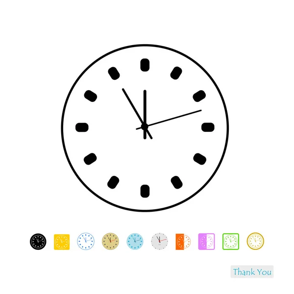 Horloge de bureau icône — Image vectorielle