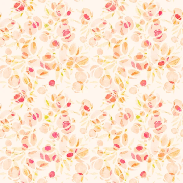 Naadloos patroon van eenvoudige rozen. Aquarel illustratie, handgemaakt. — Stockfoto
