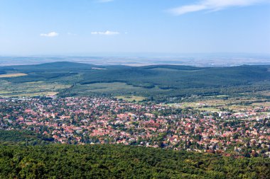 Budakeszi, Macaristan'ın panoramik görünüm