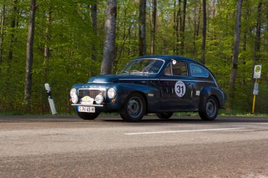 1961 Volvo PV 544 at the ADAC Wurttemberg Historic Rallye 2013 clipart