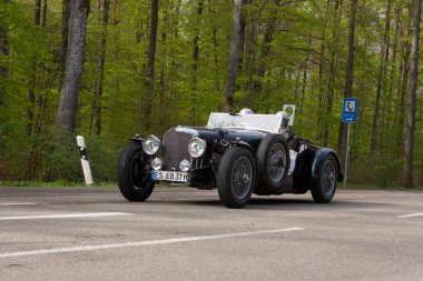 1938 Alvis 25 Adac Wurttemberg tarihi Rallye 2013 hızlandırmak.