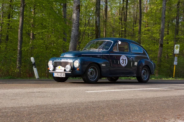 1961 Volvo Pv 544 в історичному Rallye Adac Вюртемберг 2013 — стокове фото