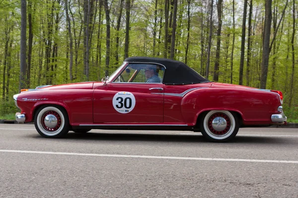 1959 Borgward Isabella Coupe Cabrio all'ADAC Wurttemberg Hist — Foto Stock