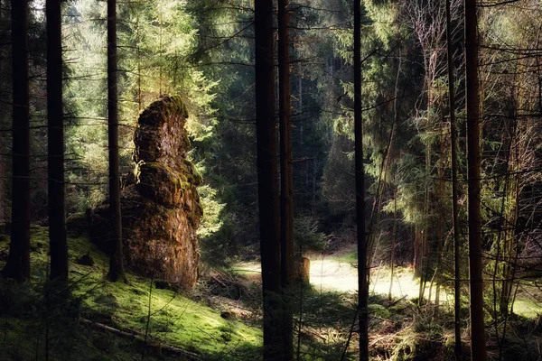 石灰岩的 Wental，德国 — 图库照片