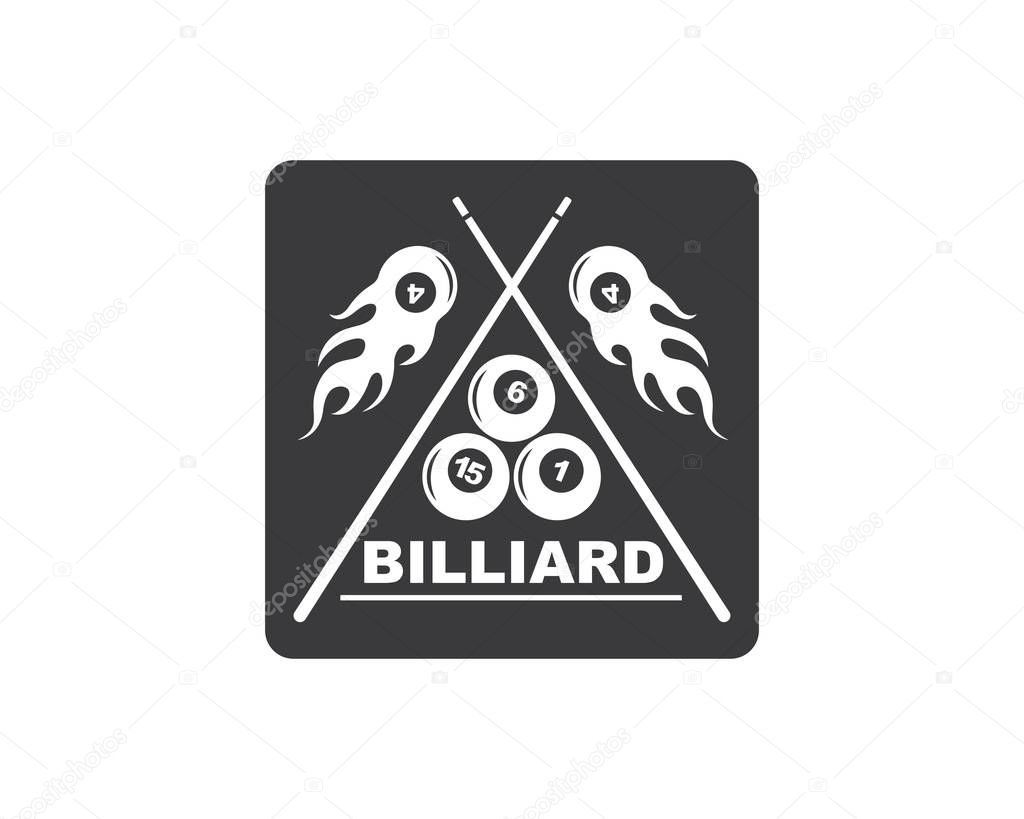 billiard balls icon vector illustration design
