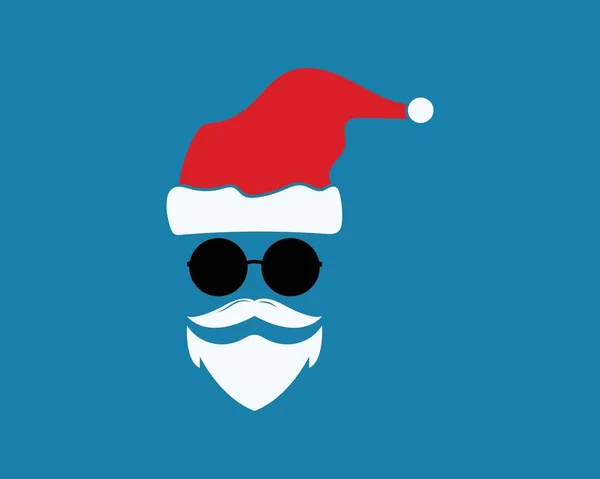 Santa claus hat vector icon illustration design — 스톡 벡터