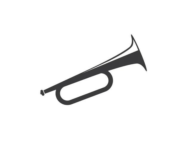 Trumpet icon vector illustration design — Stock Vector