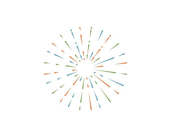 firework vector illustration icon design