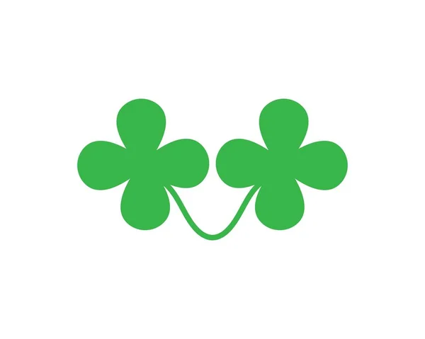 Clover leaf vector icon illustration design — Stock Vector