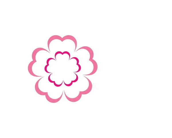 Design de ilustração de vetor ícone de flor — Vetor de Stock