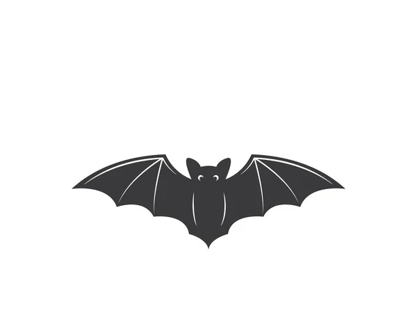 Murciélago ilustración vector icono logo — Vector de stock