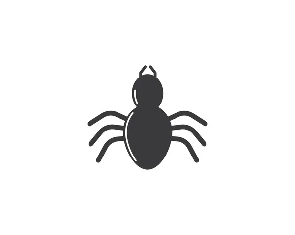 Spider logo vector ilustración — Vector de stock