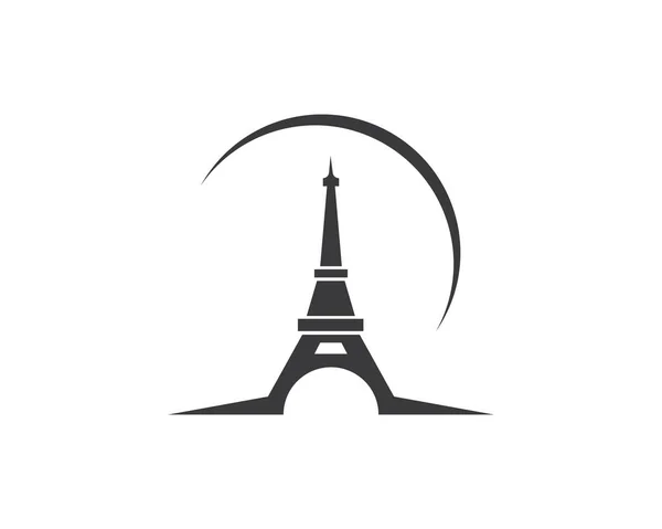 Eyfel kulesi ikon vektör illüstrasyonu — Stok Vektör