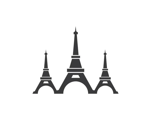 Eiffelturm Ikone Vektor Illustration — Stockvektor
