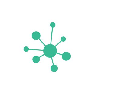 vektör illüstrasyon tasarım moleküler