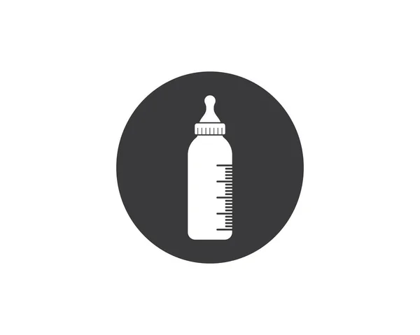 Baby bottle vector icon illustration — 스톡 벡터