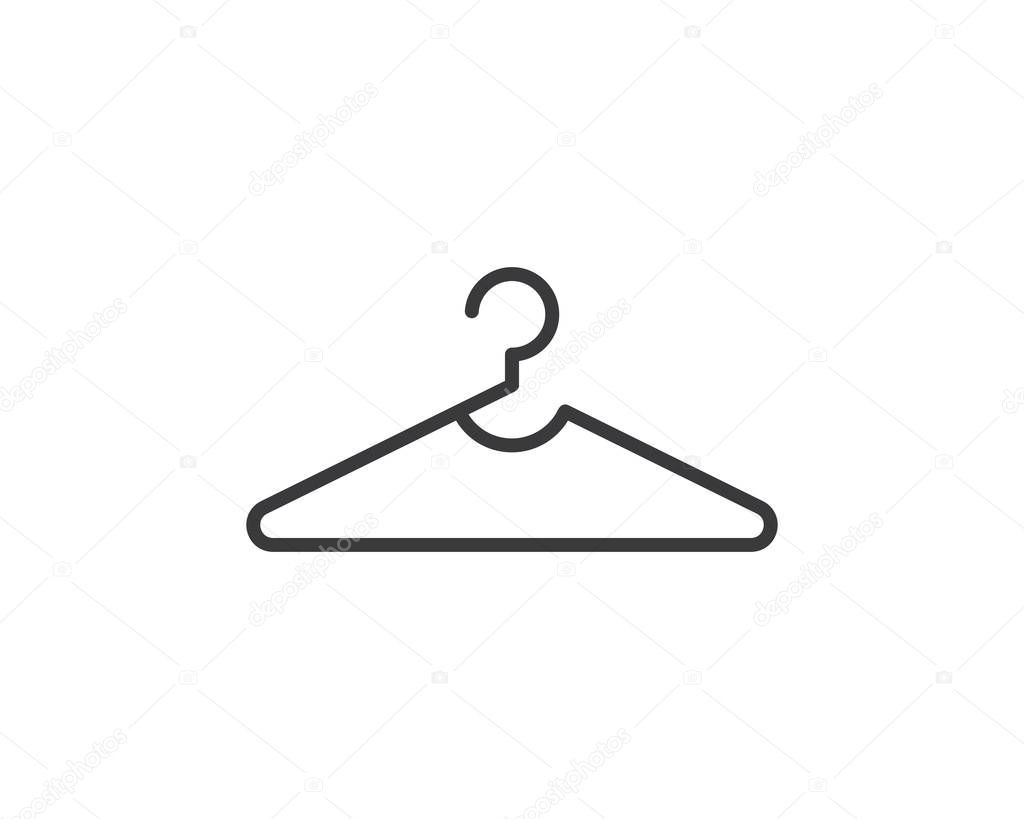 hanger logo icon vector illustration design