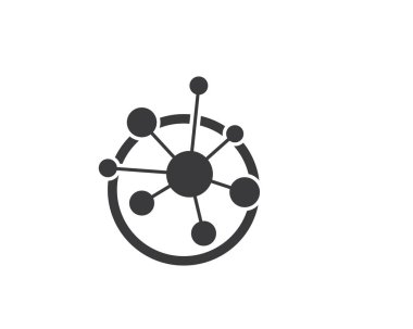 vektör illüstrasyon tasarım moleküler