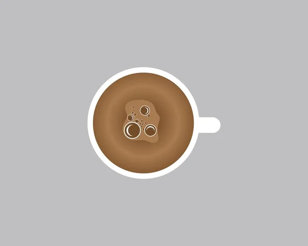 Copo de café Logo Template vetor ícone — Vetor de Stock