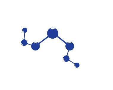 vektör illüstrasyon tasarım moleküler