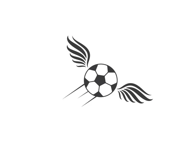 Voetbal pictogram illustratie vector — Stockvector